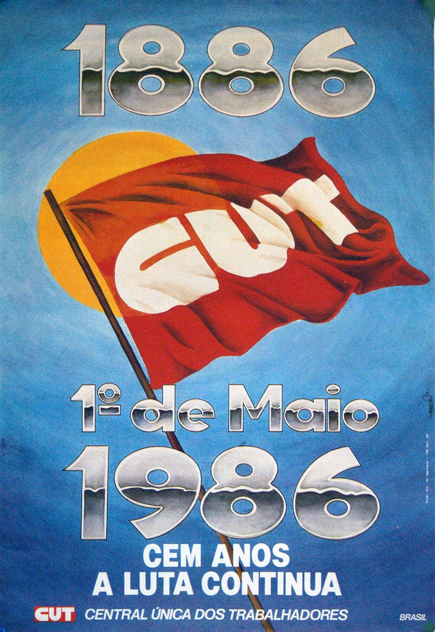Portugisisk plakat for 1. mai av Unknown