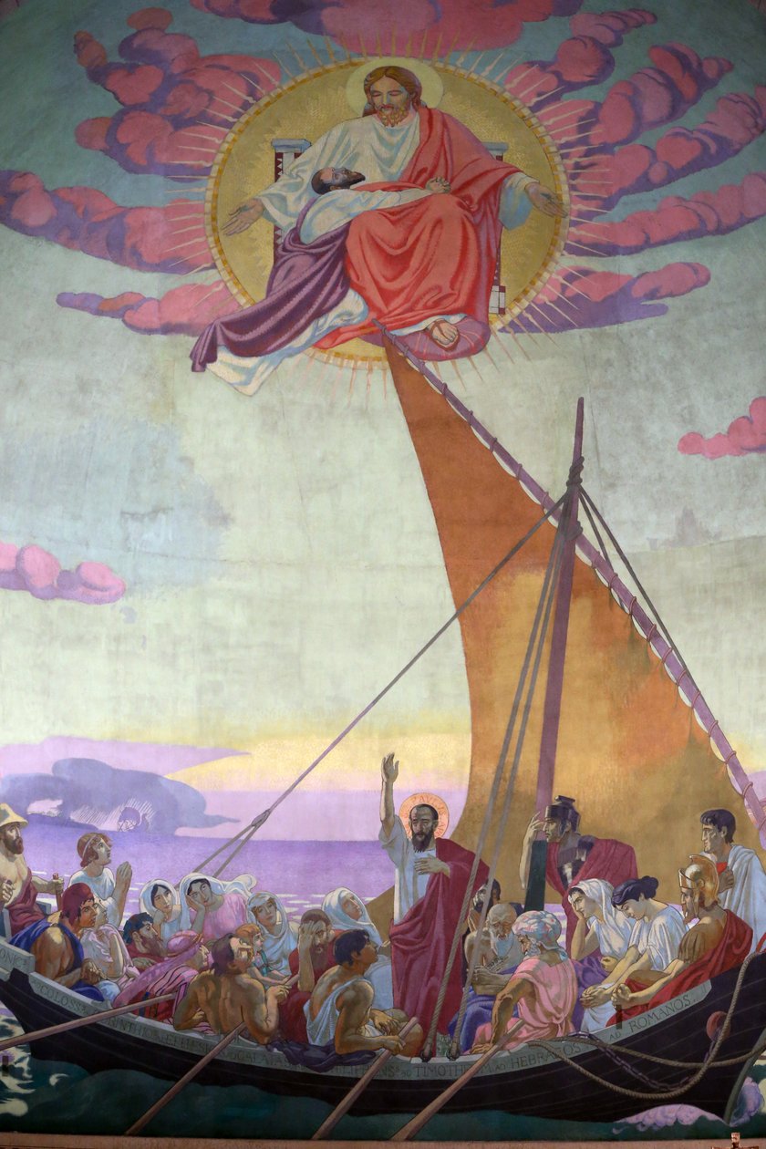 Saint Paul kirke, Life of Saint Paul, Maleri av Maurice Denis, Genève, Sveits, av Unknown