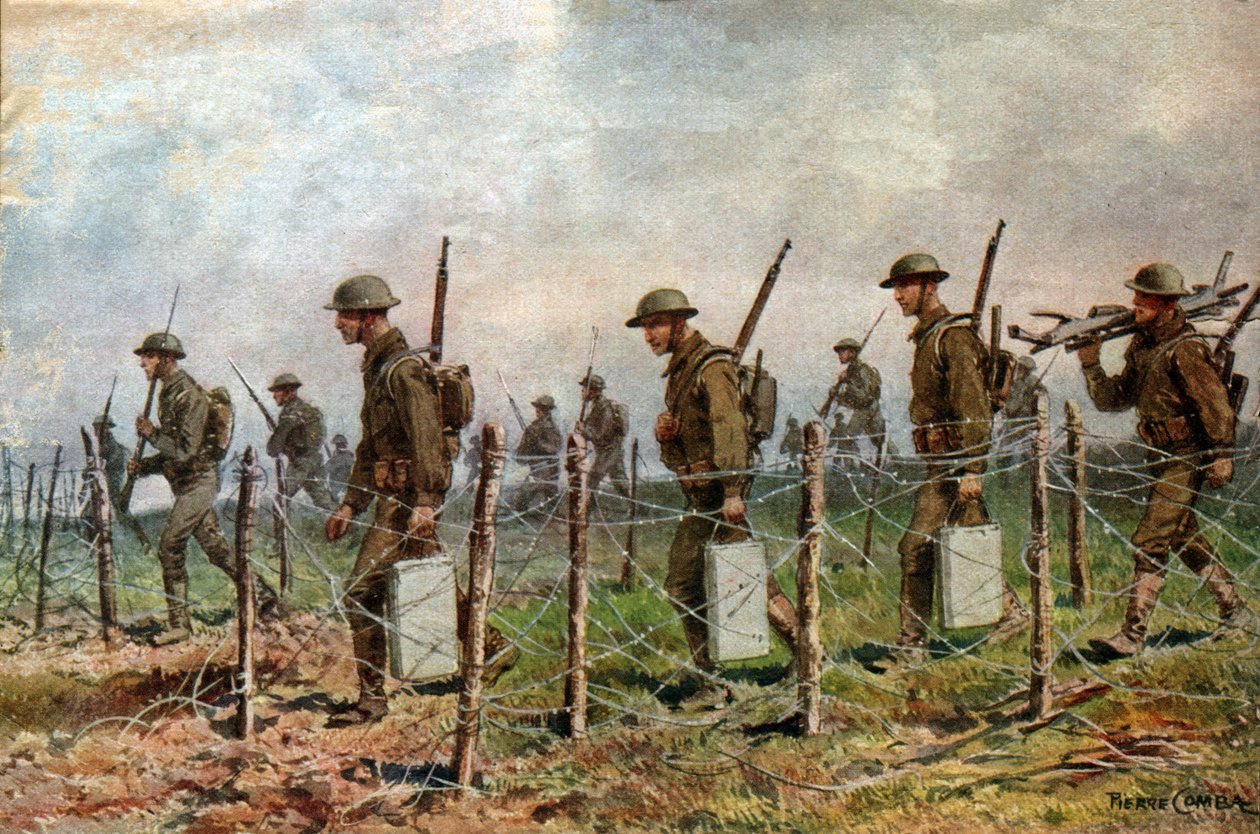 Amerikanske soldater, 1917. Amerikanske soldater, 1917. av Unknown