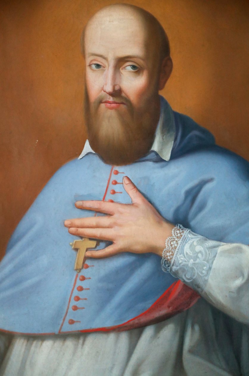 St Francis de Sales, maleri, The Visitation Monastery, Marclaz, Frankrike av Unknown