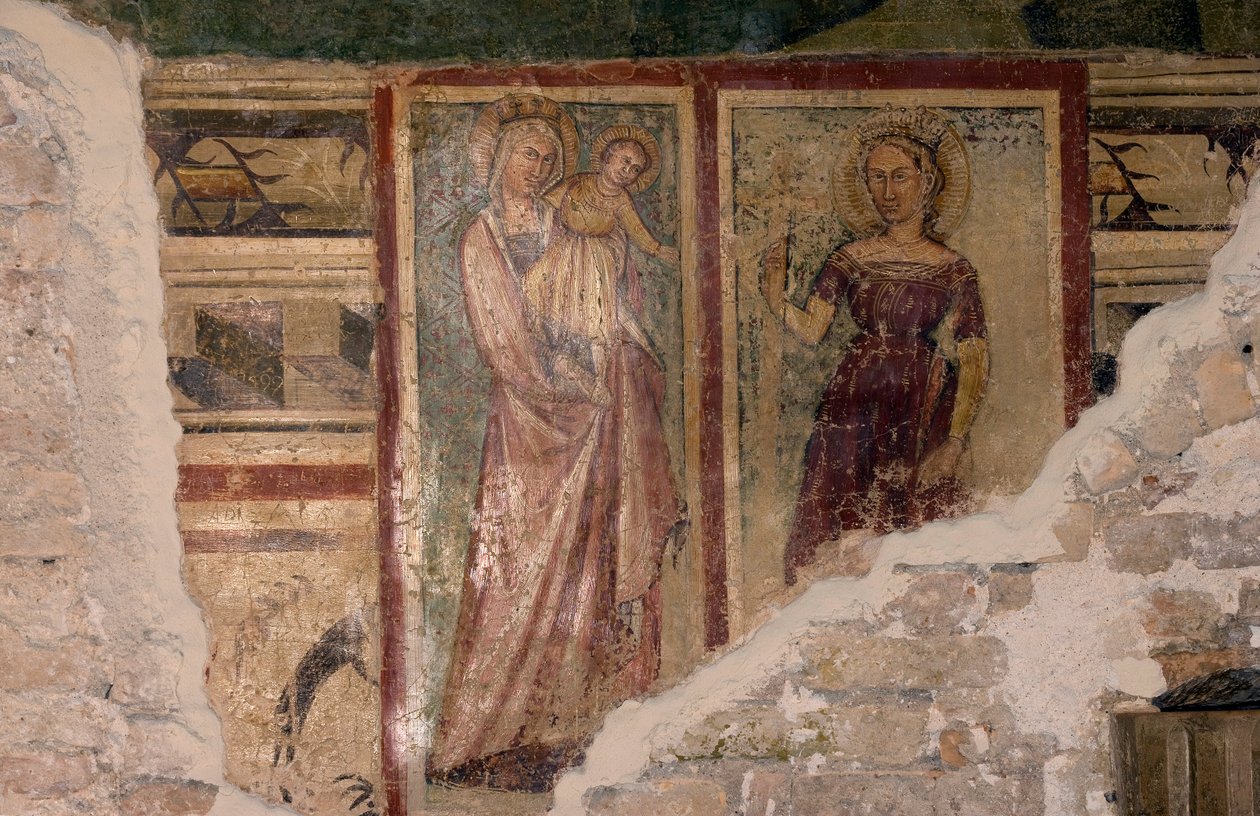 St. Maria in Piano kirke, Loreto Aprutino, Abruzzo, Italia, av Unknown