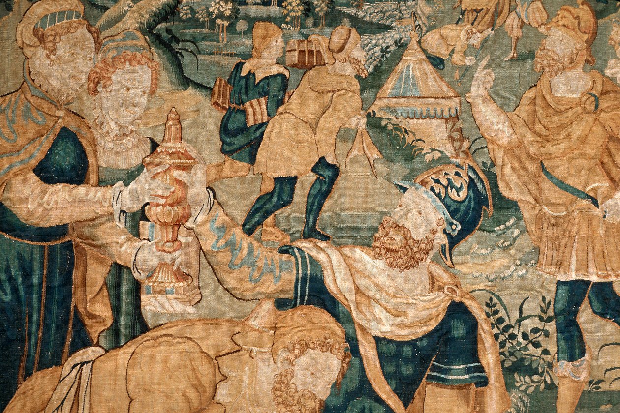 Toul (avdeling 54), kommunalt museum, Tapestry du Nord (1500-tallet) detalj av Unknown