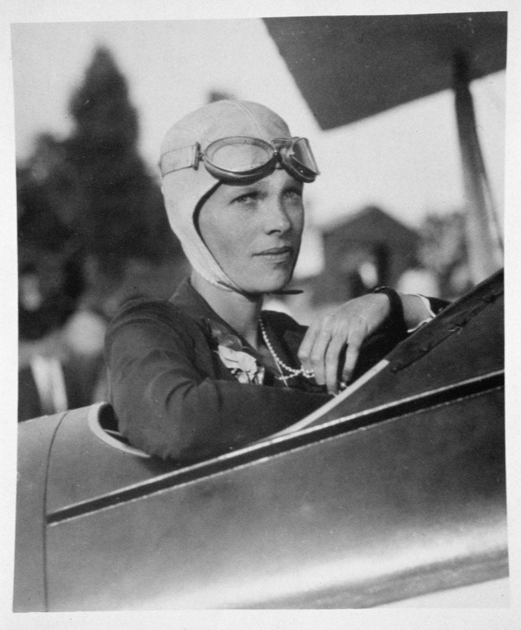 Amelia Earhart (1897-1937) i Boston treningsfly, 1926 av American Photographer