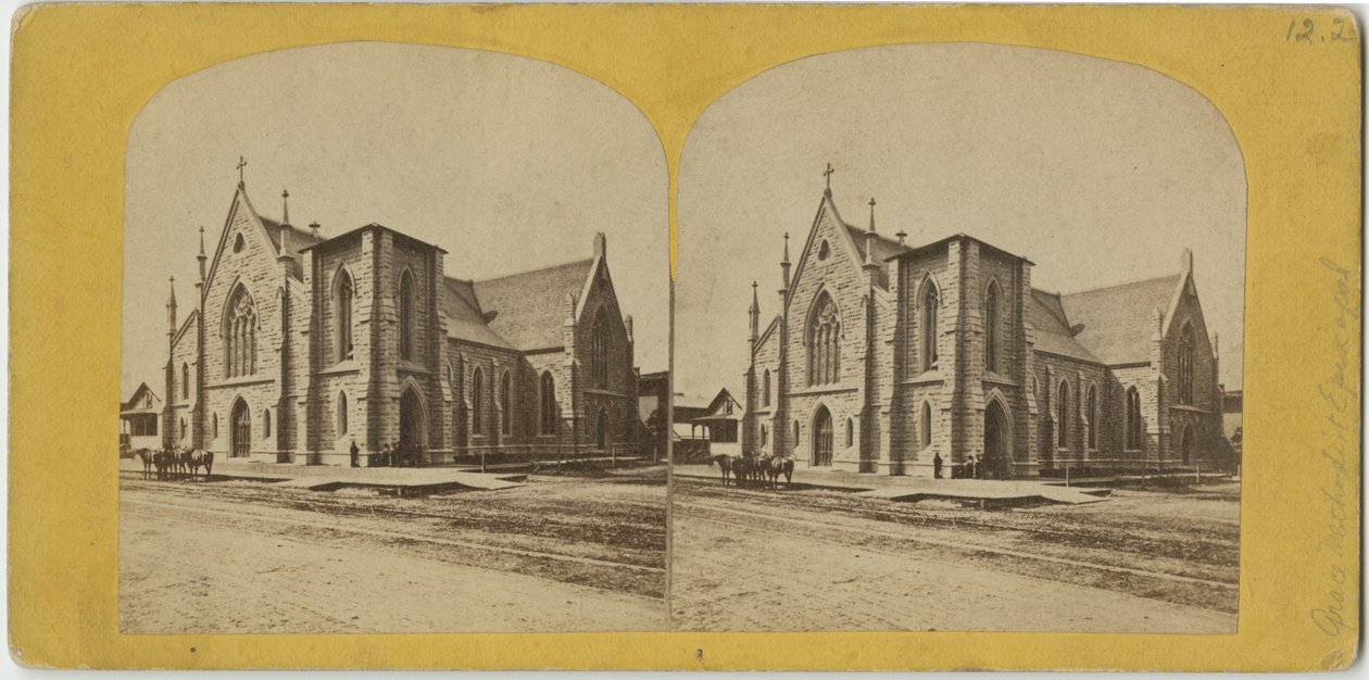 Grace Methodist Episcopal Church, Chicago, ca. 1870 av American Photographer
