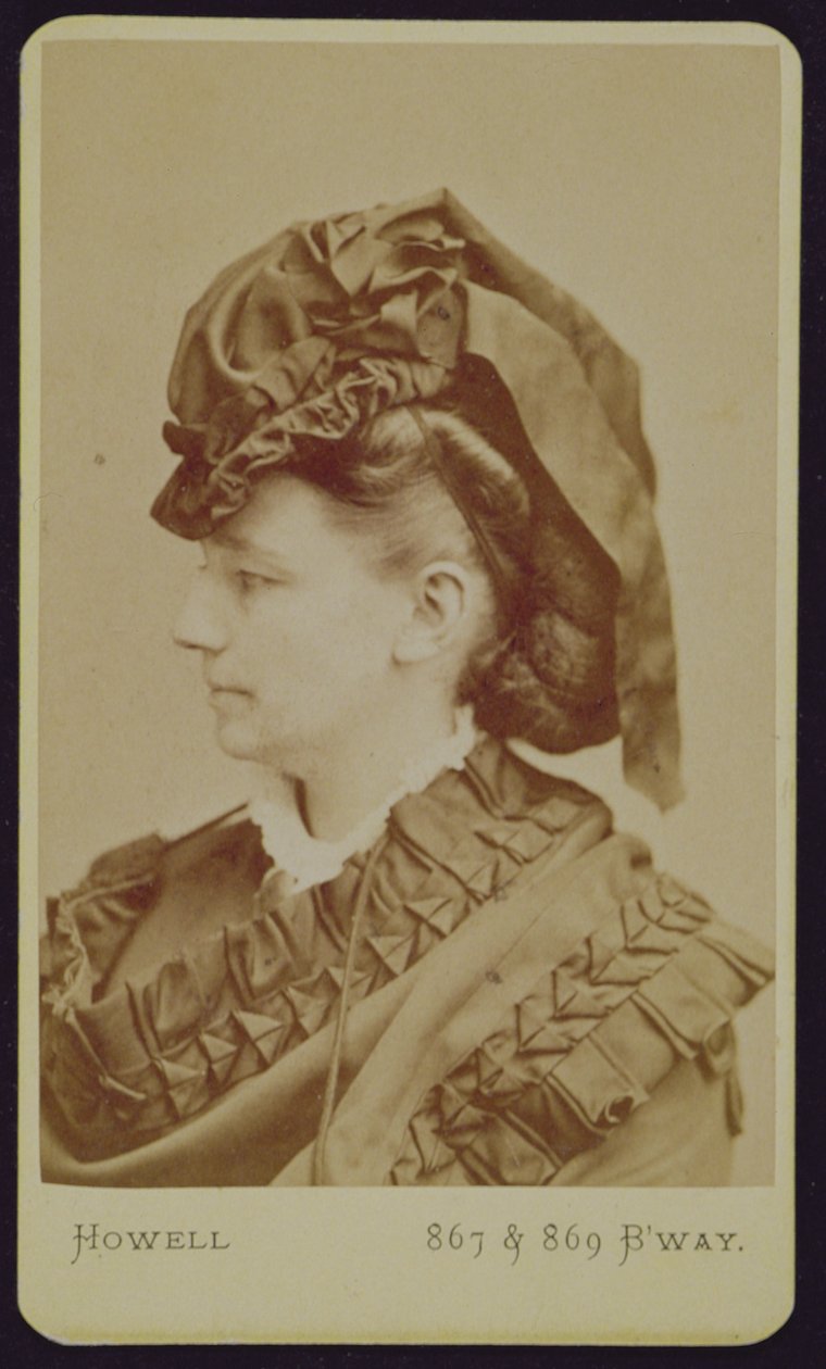 Portrett av Victoria Woodhull (1838-1927), ca. 1875 av American Photographer