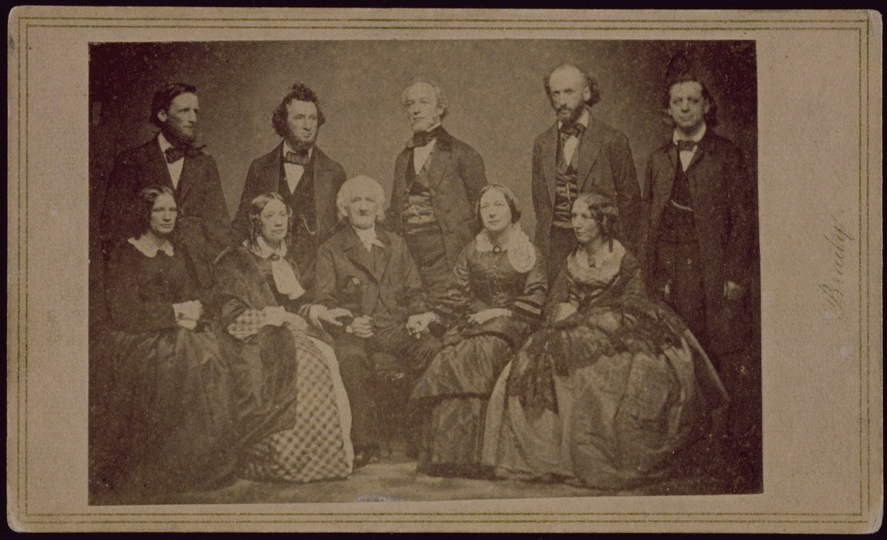 Familien Beecher, ca. 1860 av American Photographer