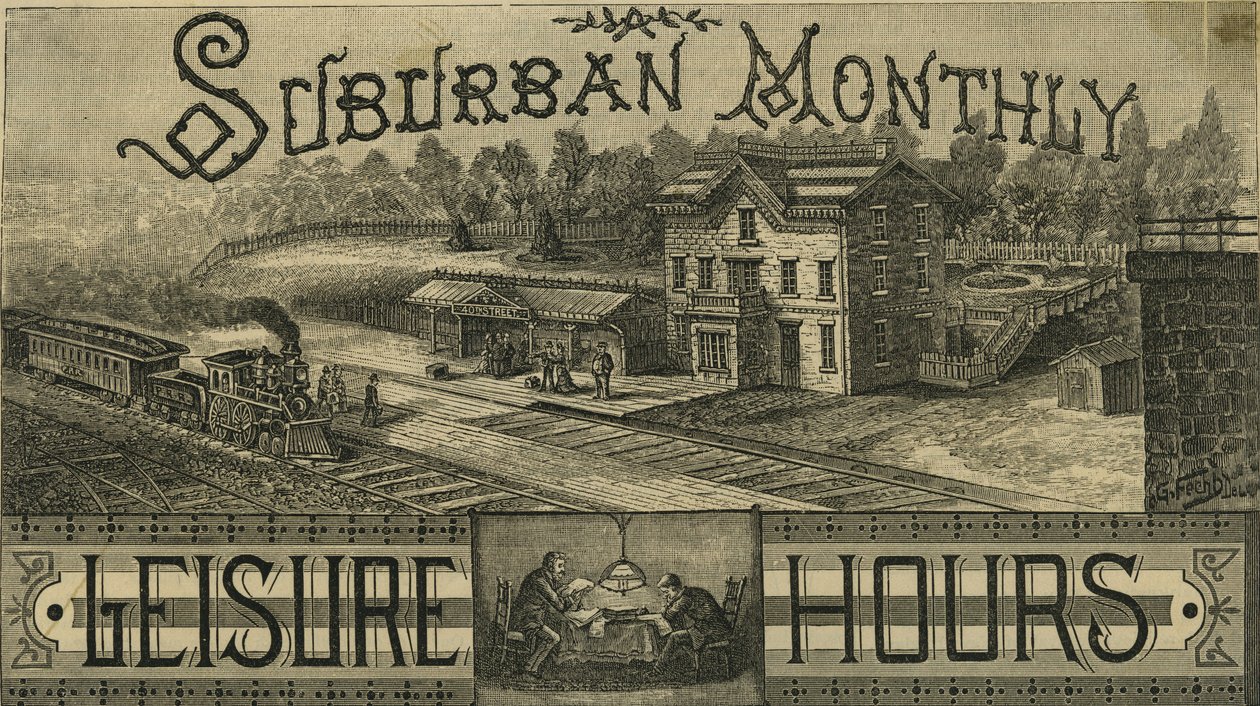 40th Street Station, Pen, Railroad, USA, 1886 av American School