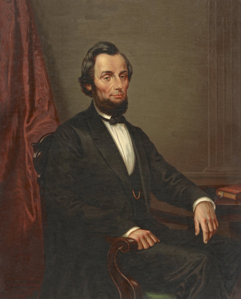 Abraham Lincoln, pub. ca. 1860 av American School
