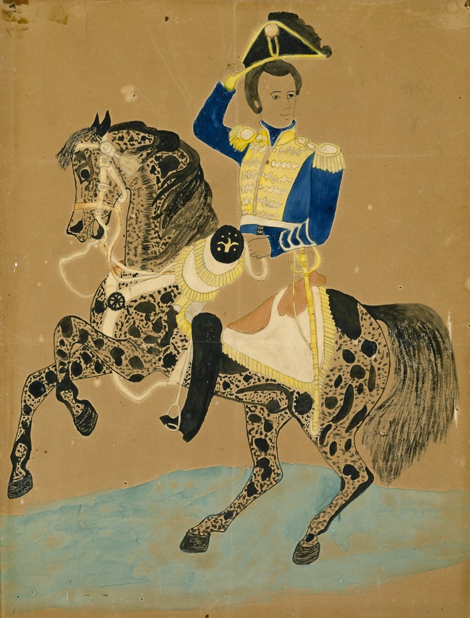 Andrew Jackson, ca. 1800-1850 (akvarell på papir) av American School