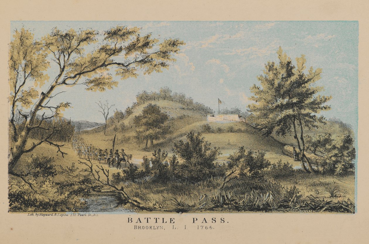 Battle Pass, Brooklyn, 1765 av American School