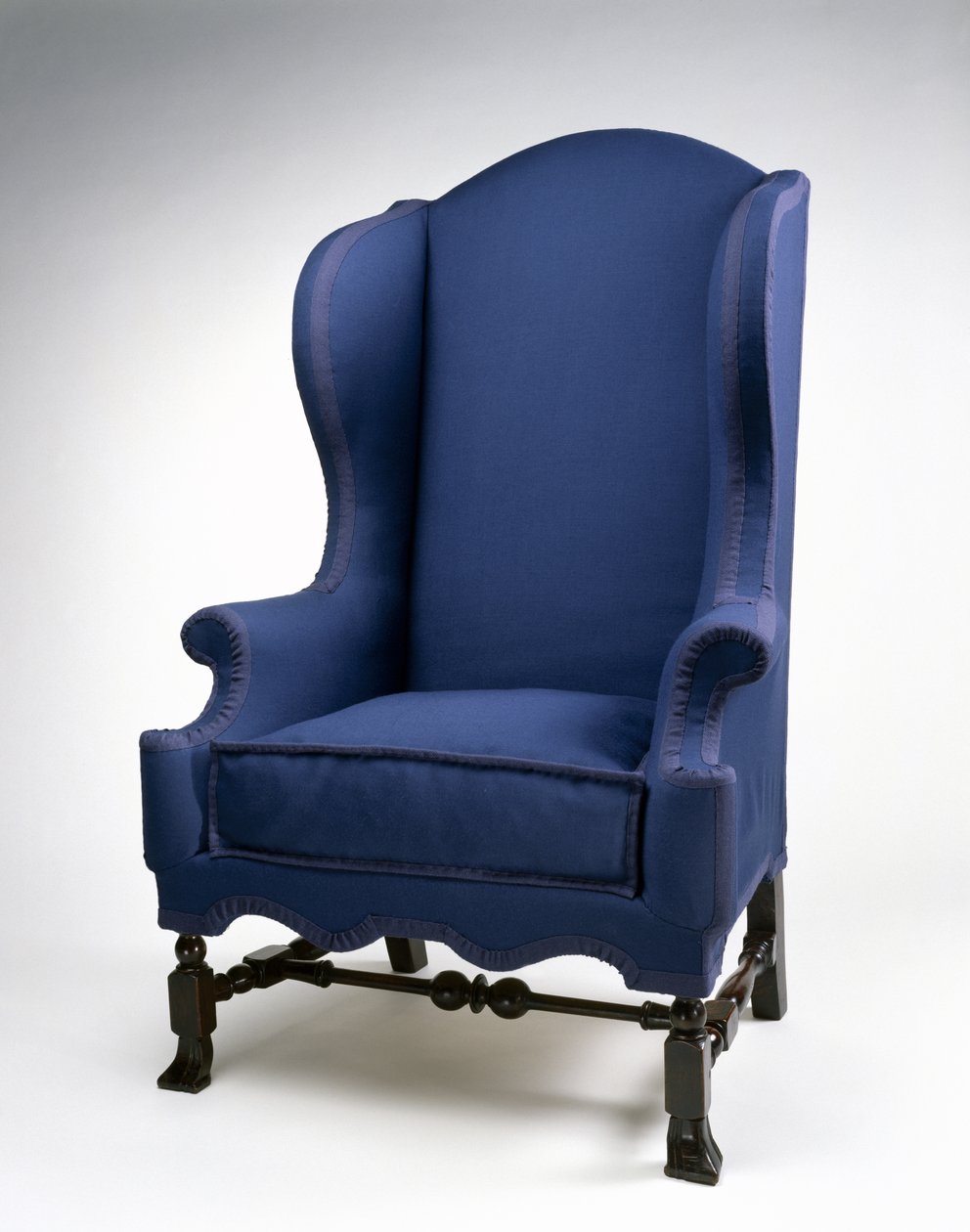 Easy Chair, 1715-1735 (myk lønn, østlig hvit furu, hard lønn og bjørk) av American School