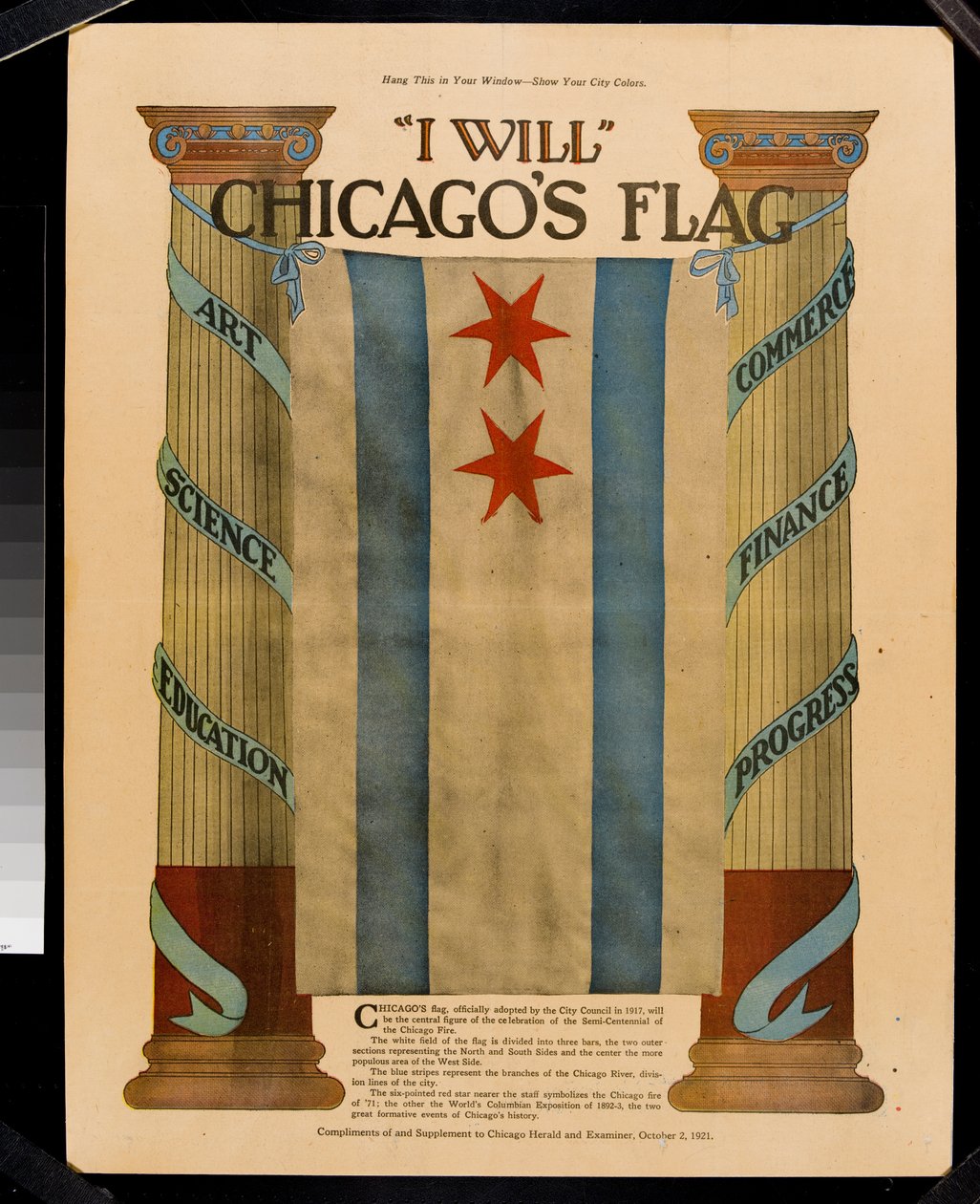 Flying the Flag, tillegg til Chicago Herald and Examiner, 2. oktober 1921 av American School