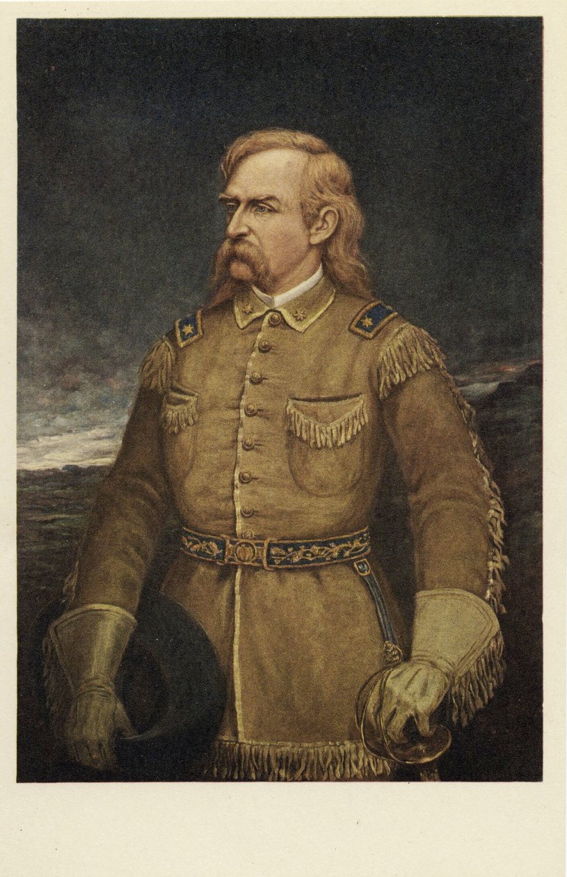 George Armstrong Custer (1839 - 1876), av American School