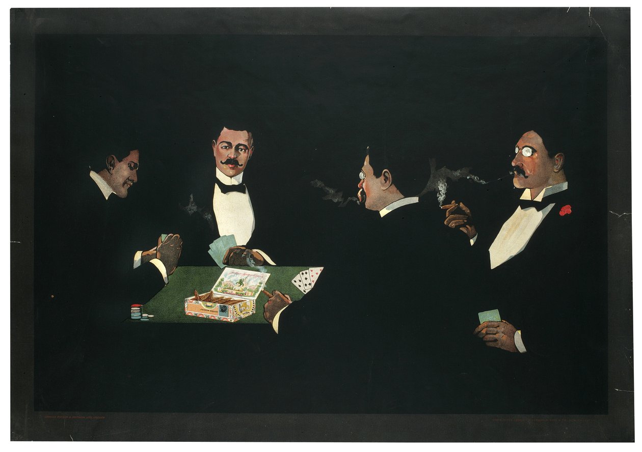 Jackson Square Cigars, annonse, 1899 av American School