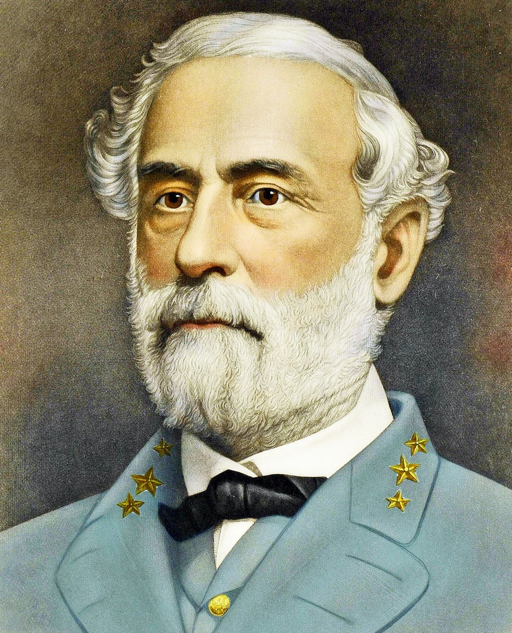 Portrett av Robert Edward Lee ca. 1870 av American School