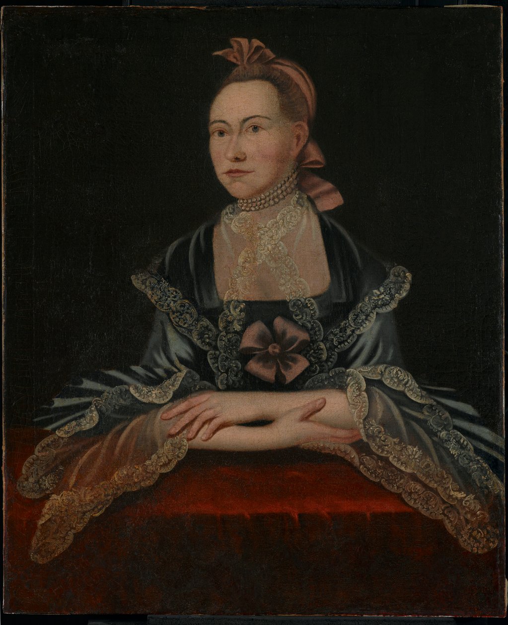 Portrett av en kvinne, ca. 1765 av American School