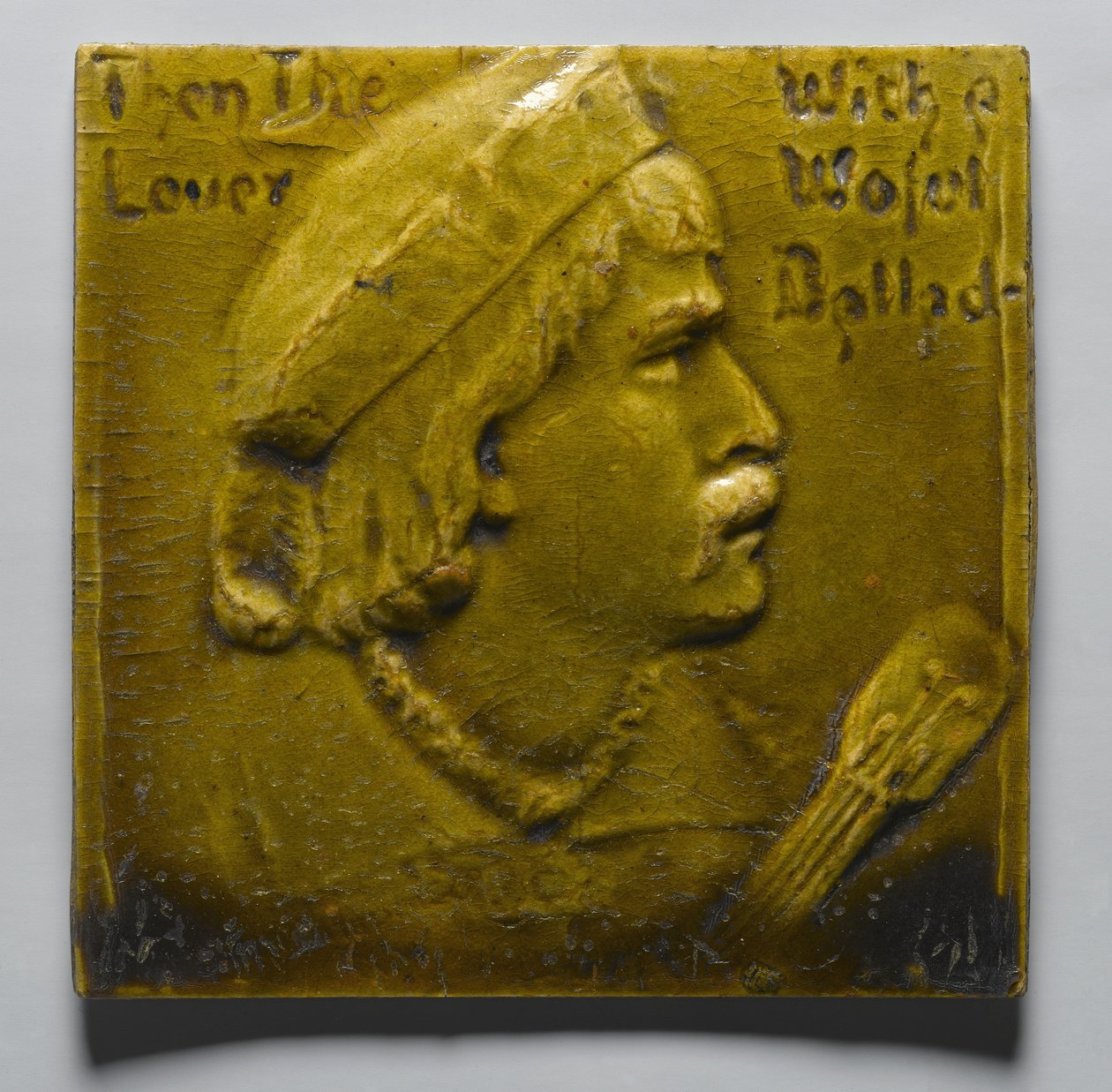 Salesmans Sample of Kensington Tiles, laget i New York av S. Van Campen & Company, ca. 1885 (komposisjonstavle) av American School