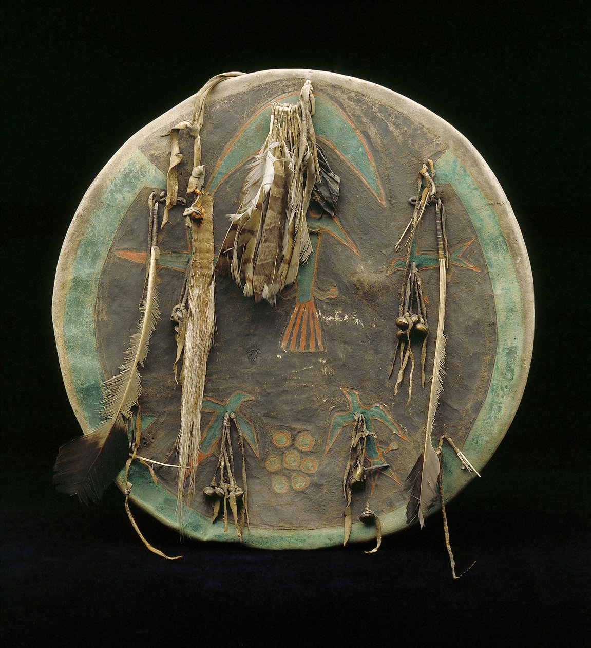 Skjold, Cheyenne, ca. 1860 av American School