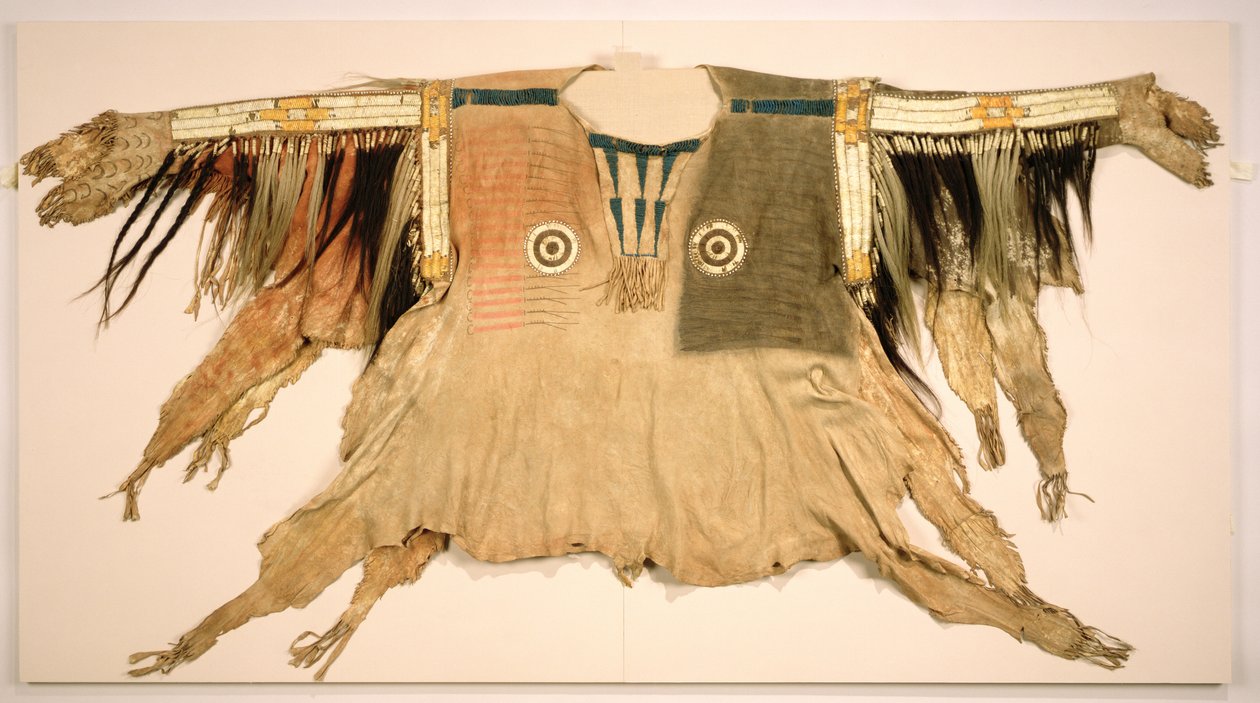 Skjorte for Chiefs War Dress, Sioux, Yantonai, 1801-33 av American School