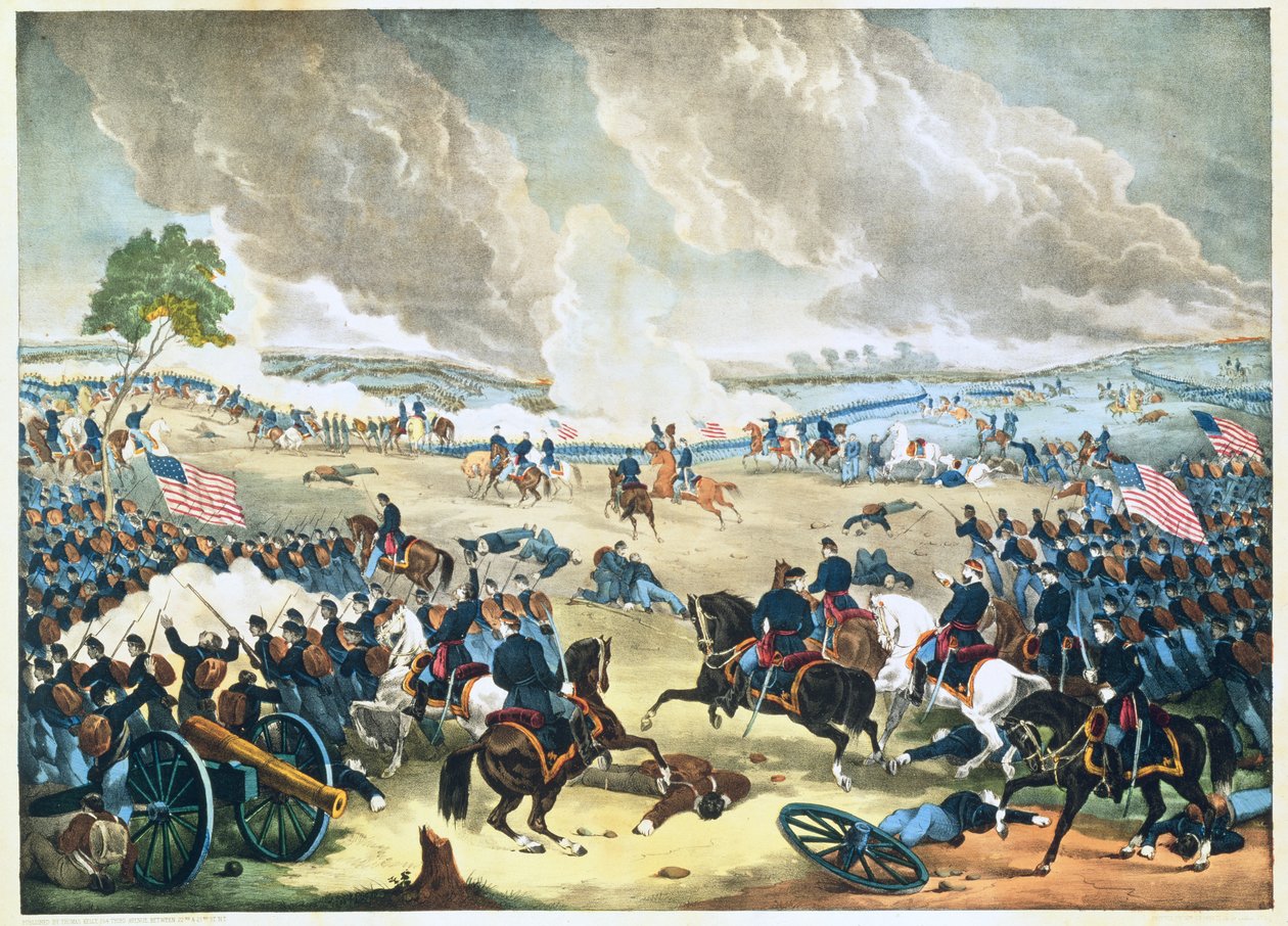 Slaget ved Gettysburg, ca. 1863 av American School