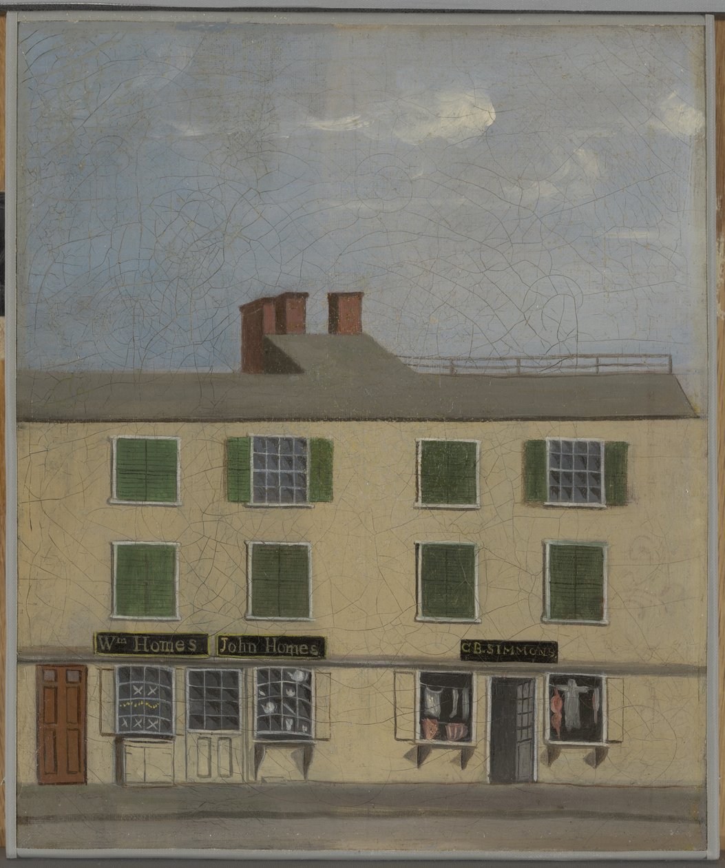 The Silversmith Shop of William Homes, Jr., ca. 1816-25 av American School