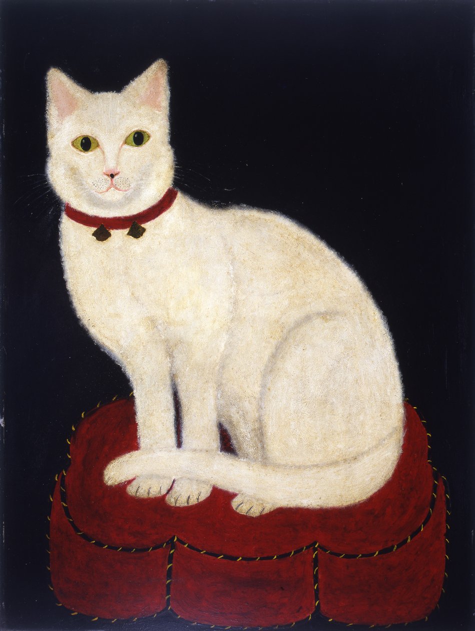 Tinkle, a Cat, 1883 (olje på akademibrett) av American School