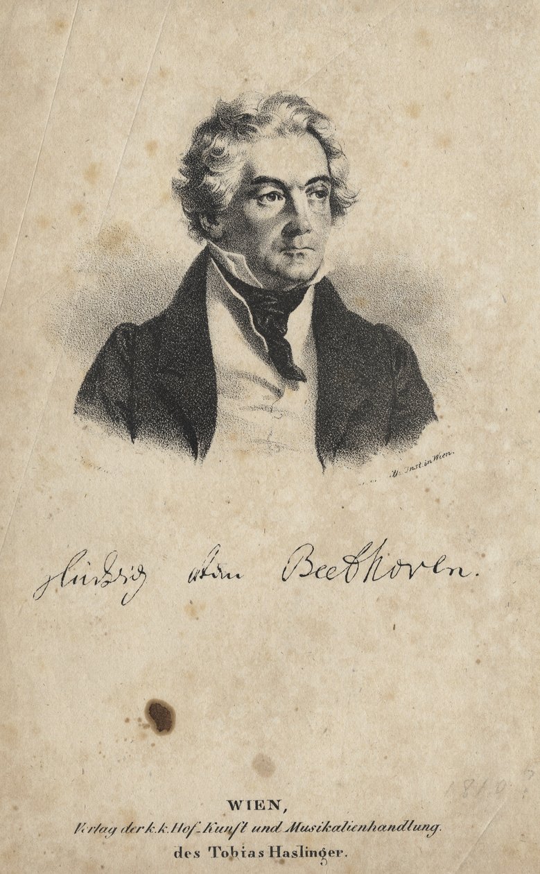 Ludwig von Beethoven, 1810 av Austrian School