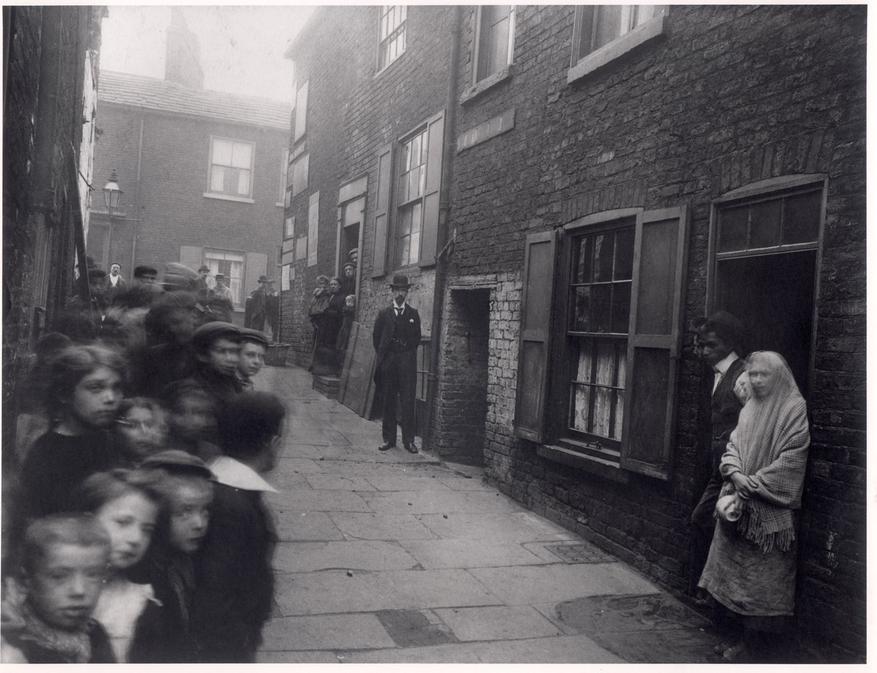 Sanitærinspektør, Leeds, 1899 av English Photographer