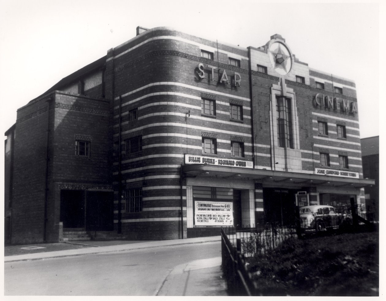Star Cinema, utenfor York Road, Leeds, 11. mai 1938 av English Photographer