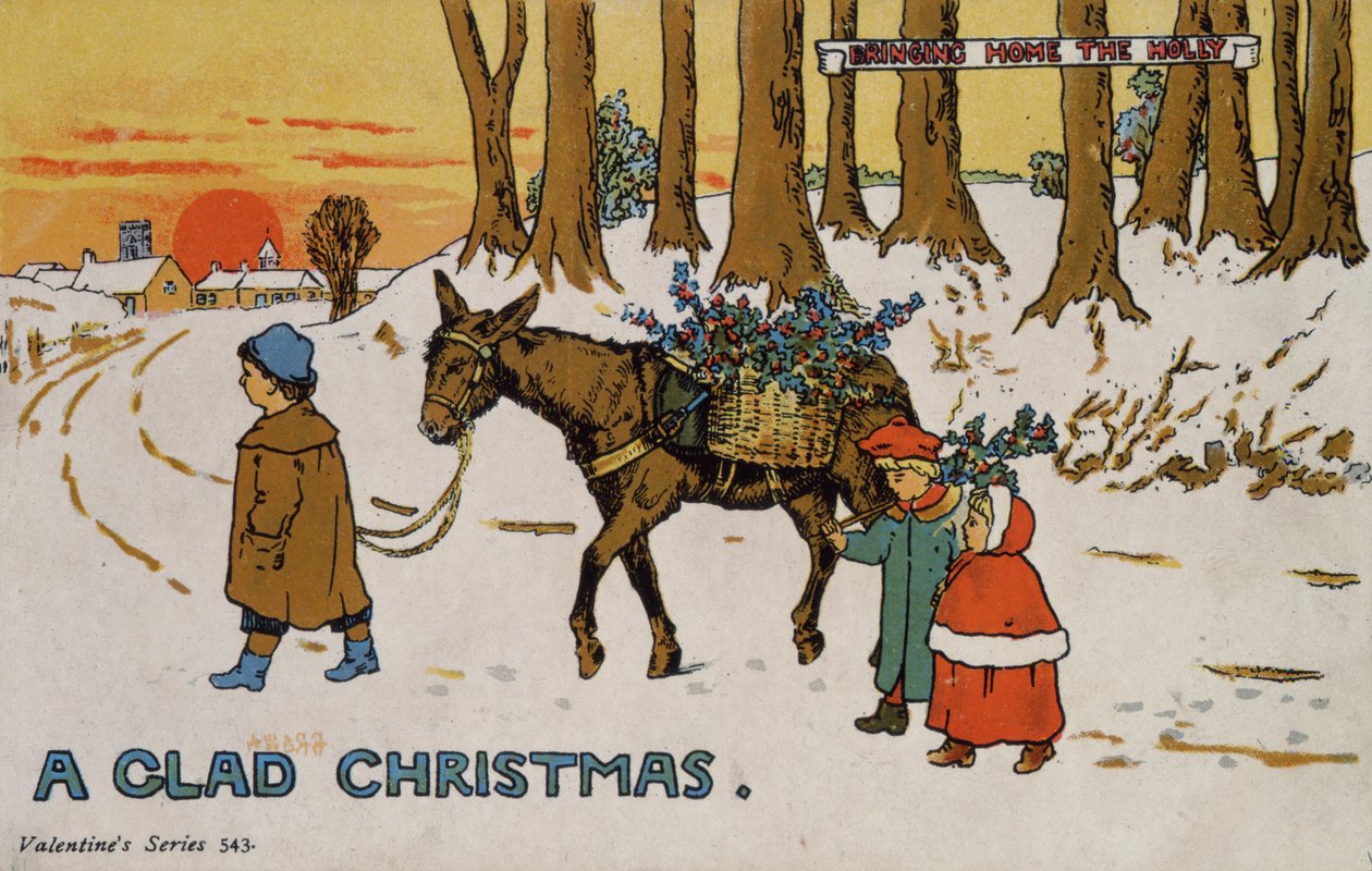 A Glad Christmas - Bringing home the Holly av English School