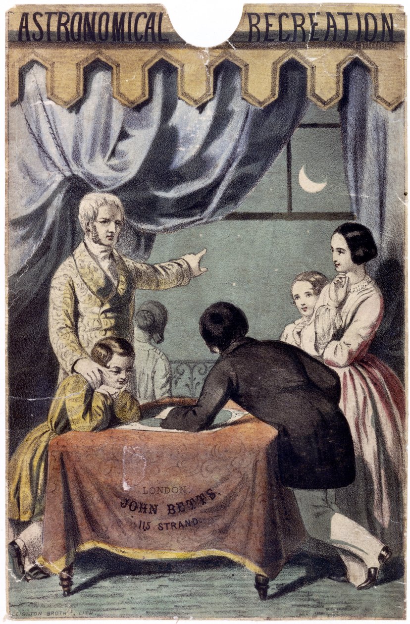 Astronomiske observasjoner, trykt av Leighton Brothers, ca. 1850 av English School