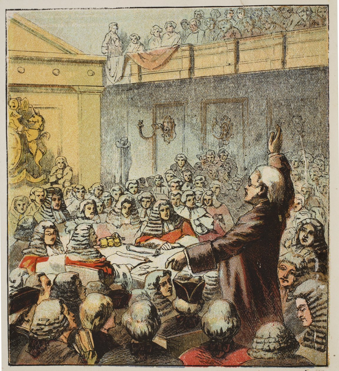 Burke, the Great Orator, pub. 1890 av English School
