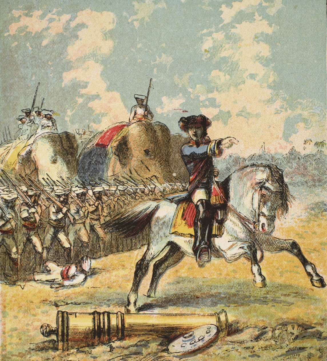 Clives Victory i India, pub. 1890 av English School