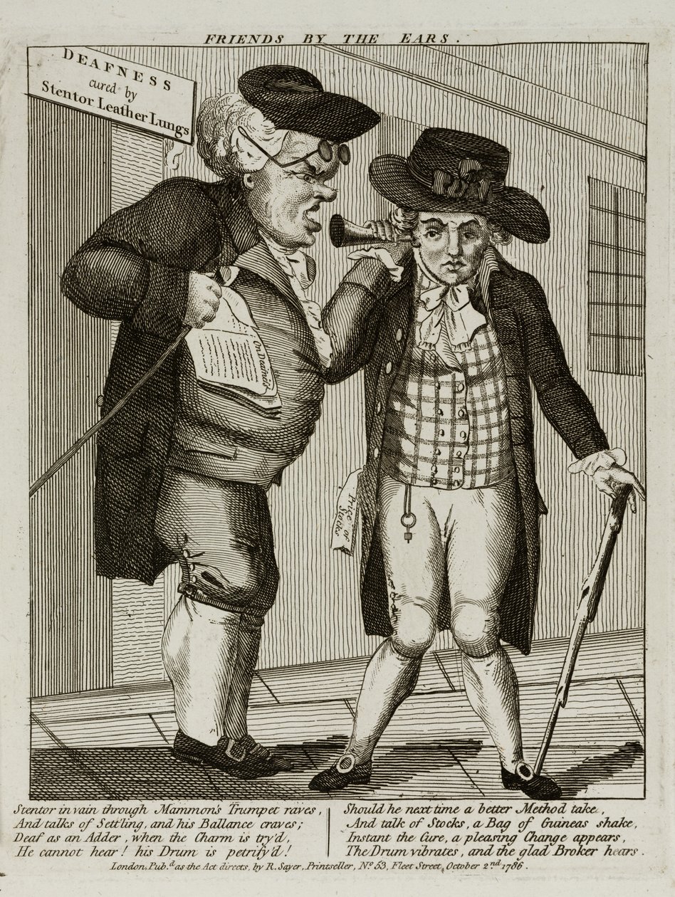 Venner ved ørene, 1786 av English School