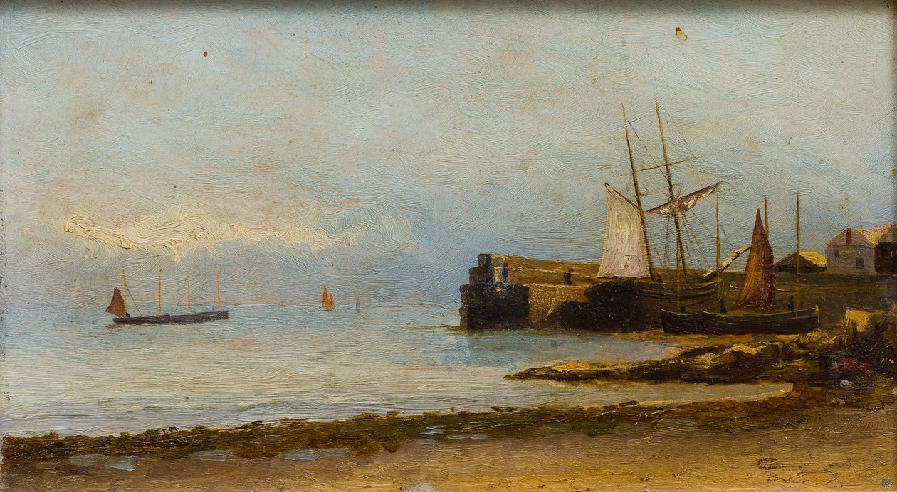 Newlyn Harbor av English School