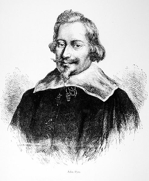 Portrett av John Pym (ca. 1584-1643) av English School