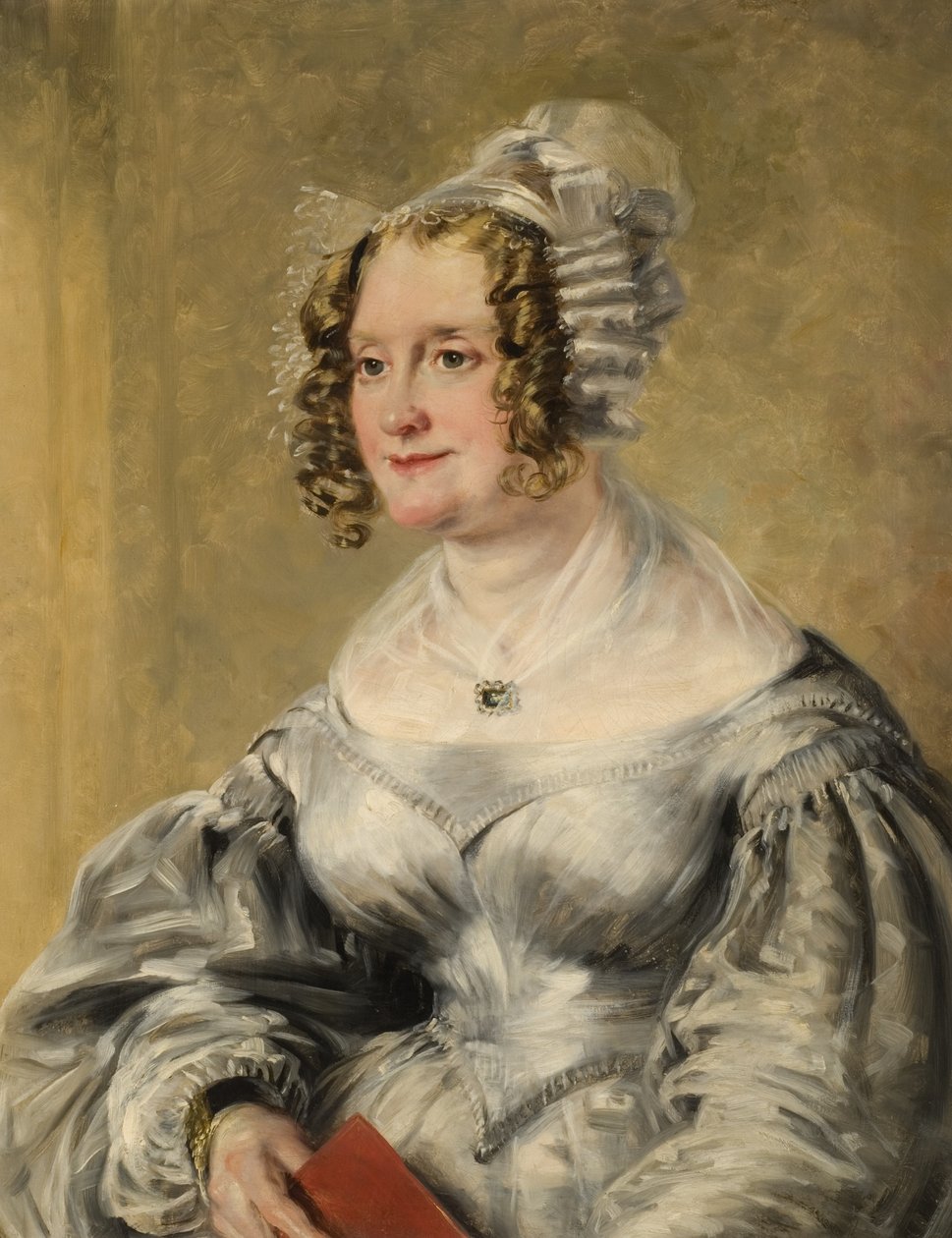 Portrett av en dame, ca. 1850-70 av English School