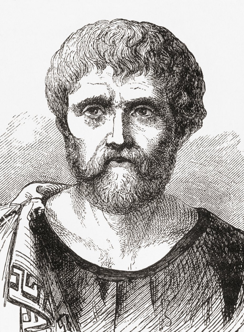 Seneca the Younger, fra Ward and Locks Illustrated History of the World, pub. ca. 1882 av English School