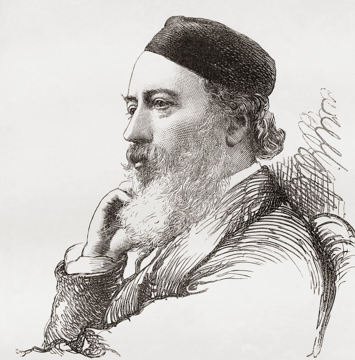 Sir John Gilbert, fra The Magazine of Art, utgitt 1878 av English School