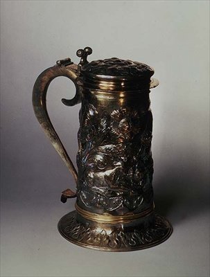 Tankard, London, 1663 (sølv) av English School