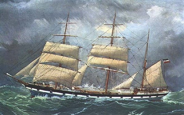 The Barque Aurora eks Sarah Grice av English School
