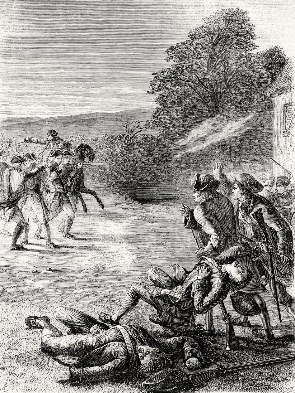 Tredningen i Lexington, 1799 av English School