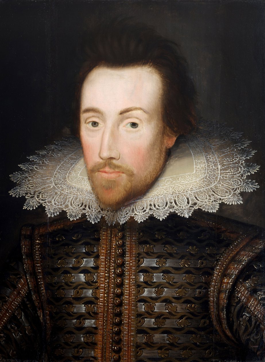 William Shakespeare, anonymt maleri etter The Cobbe Portrait, ca. 1610 av English School