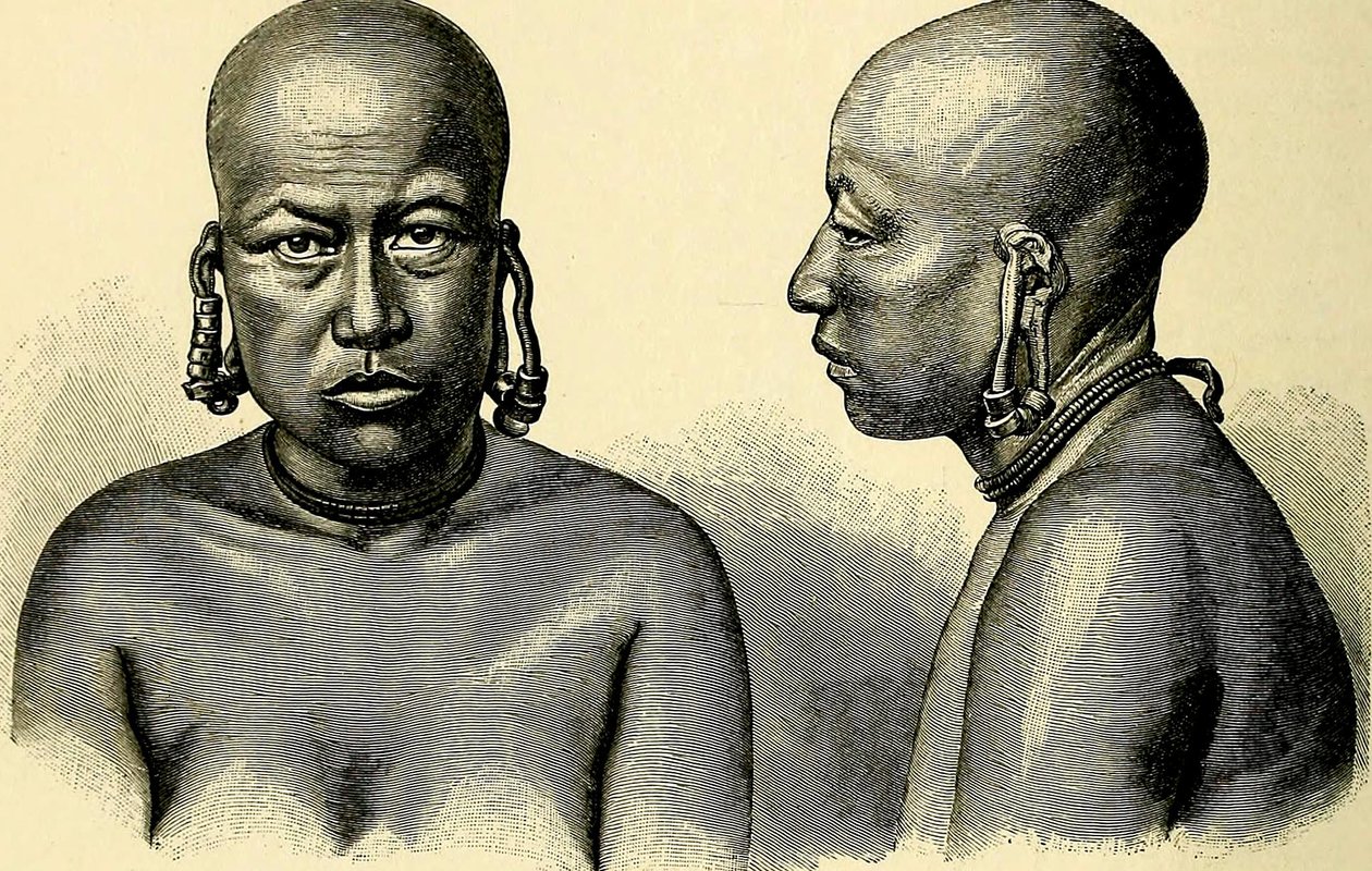 Kvinne fra Anchorites Islands, 1896 av English School