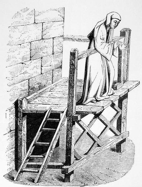 Den flamske legen som harangerer menneskene i åpen gate, illustrasjon fra Vitenskap og litteratur i middelalderen og renessansen, skrevet og gravert av Paul Lacroix, 1878 (bw pho av Flemish School