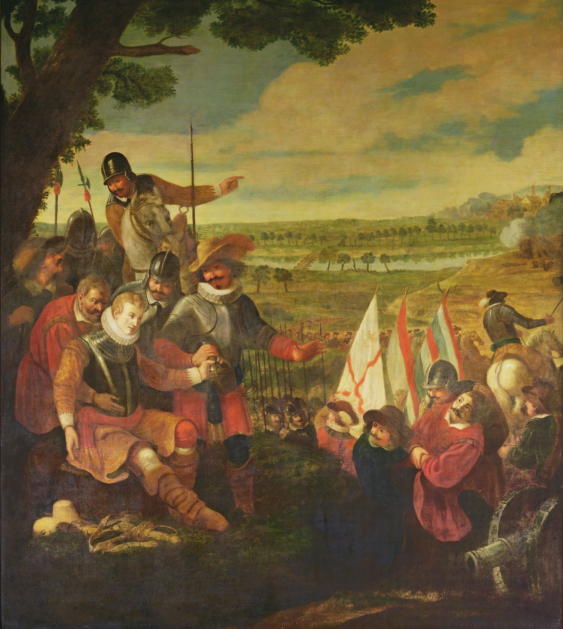 Såret av Sir Philip Sidney (1554–86) i slaget ved Zutphen, 22. september 1586 av Flemish School