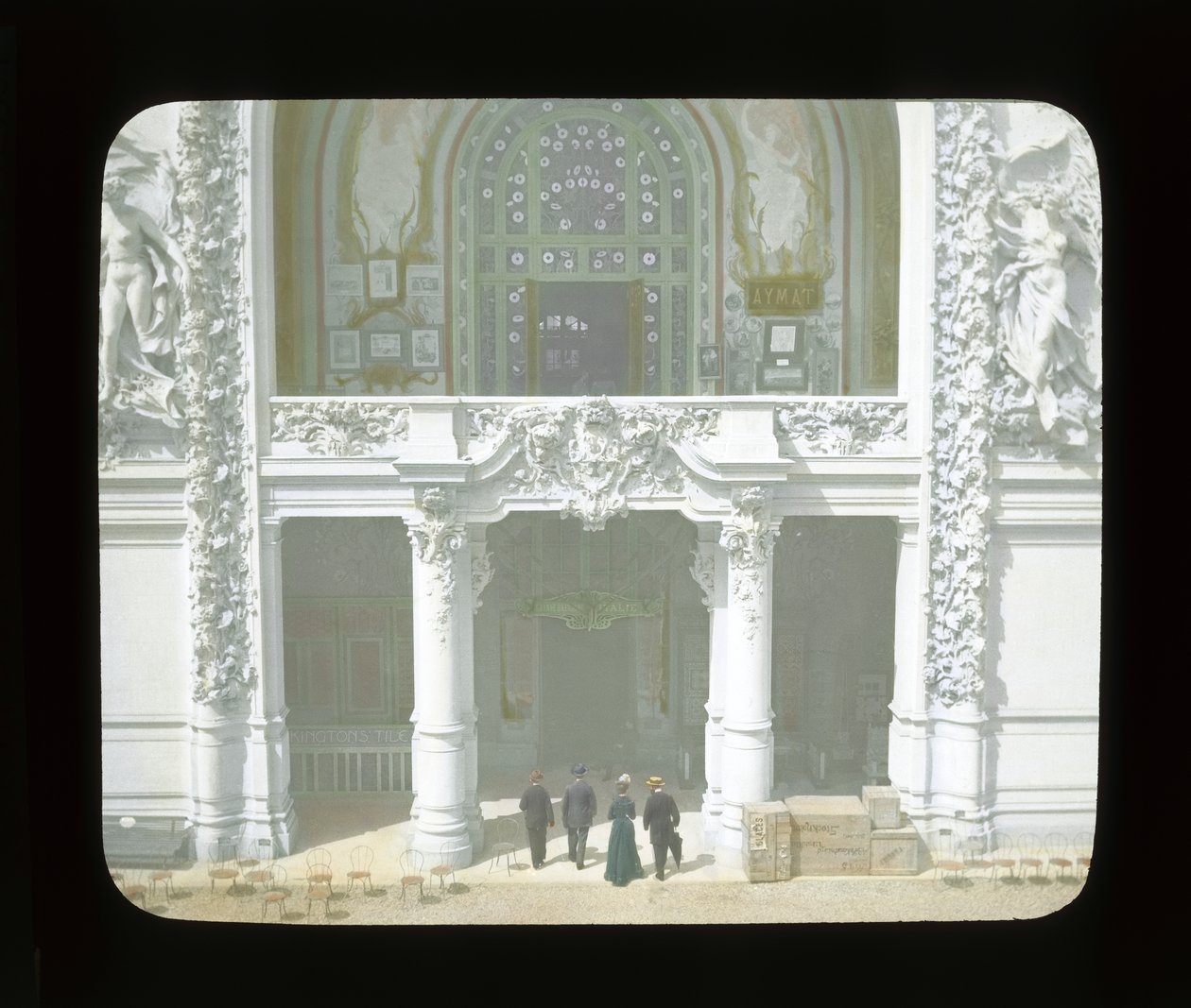 Paris-utstilling: Palace of Decorative Arts, Paris, Frankrike, 1900 (lanternelys) av French Photographer