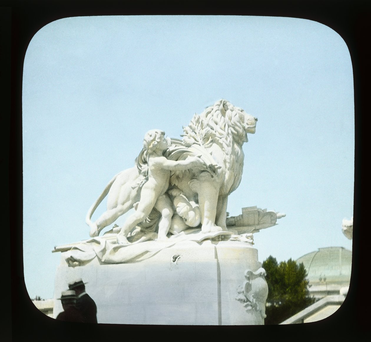 Paris-utstilling: Pont Alexandre III, 1900 (lyktlys) av French Photographer