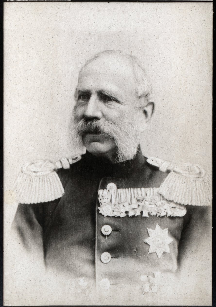 Portrett av Albert av Sachsen (Albert Frederic) (1828-1902), konge av Sachsen av French Photographer