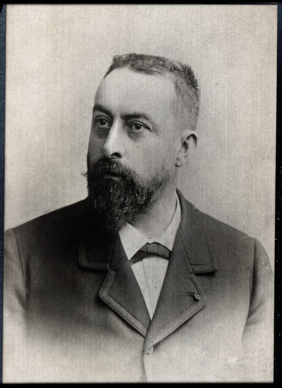 Portrett av Alfred Rambaud (1842-1905), fransk historiker. av French Photographer